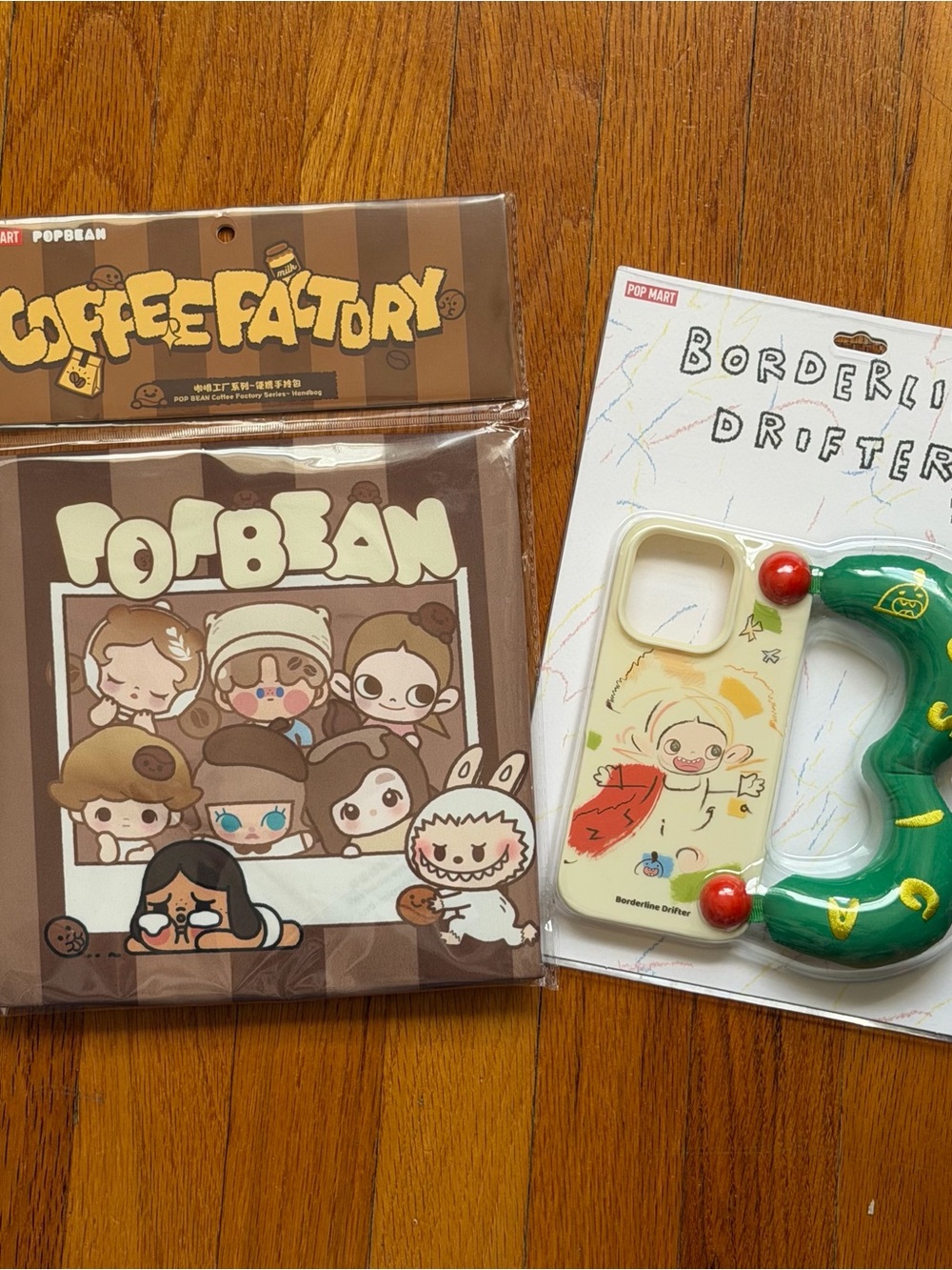 POP MART Coffee Factory & Borderline Drifter phone case